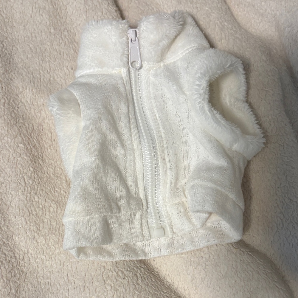 American girl white sweater vest